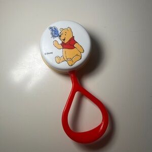Baby Rattle Vintage Winnie the Pooh Toy Vintage 1990s Butterfly First Years